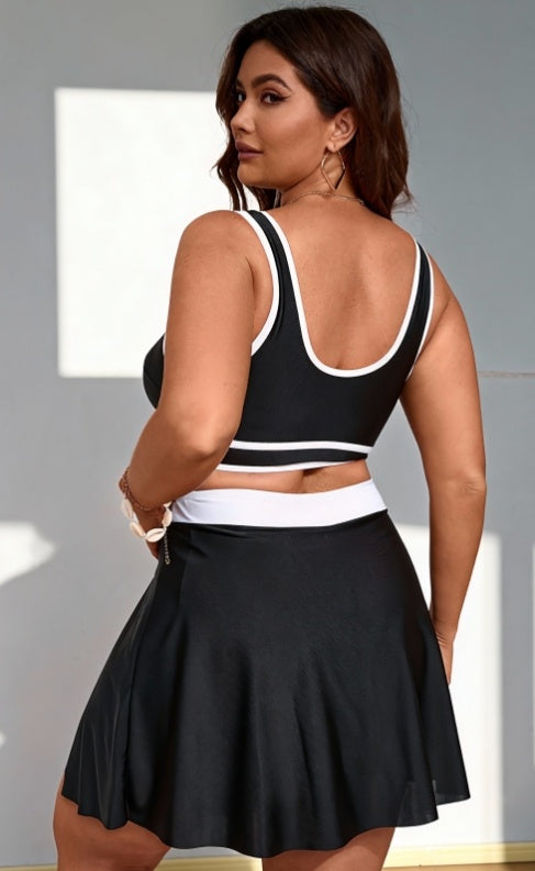 Bikini with Skirt and Built-in Shorts