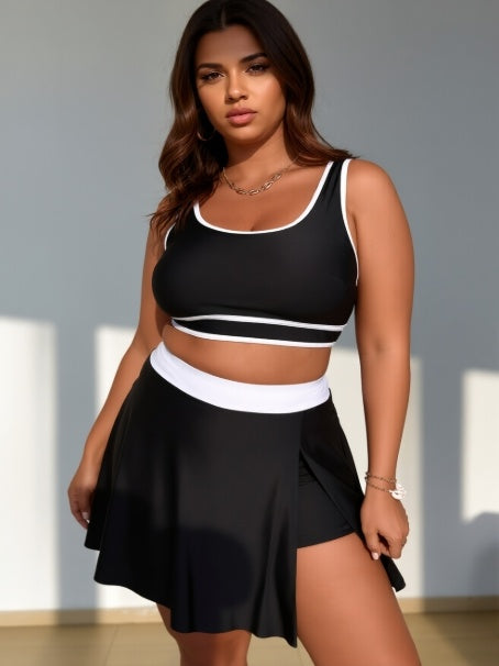 Bikini with Skirt and Built-in Shorts